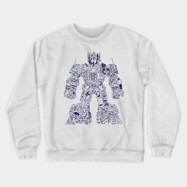 Robots Crewneck Sweatshirt by RedBug01